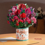 G05-Pop Up Carnation Flower Greeting Cards|Valentine's day, Birthday, mother Carnation
