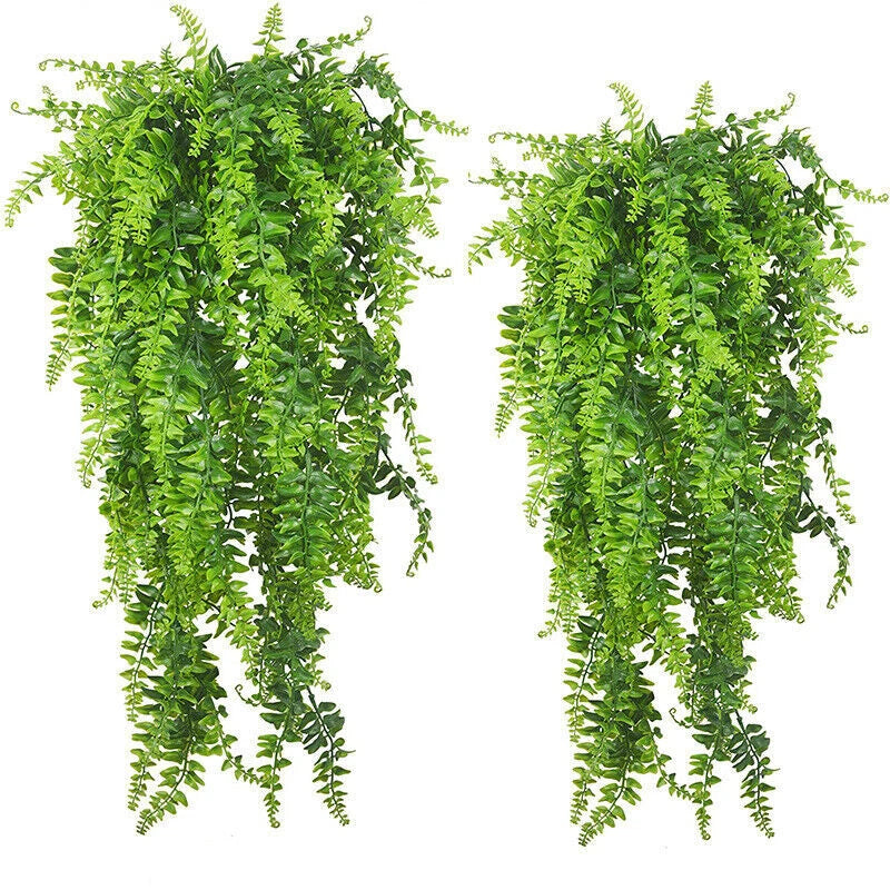 Hot 2pcs Hanging Plant Artificial 90CM Ivy Vines Artificial Plants Home Decor Green Plant