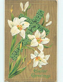 Bent Divided-Back BEAUTIFUL EASTER LILY FLOWERS : make an offer o5807 Lily
