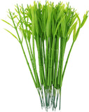 30PCS Carnation Flower Sticks Green Faux Flower Sticks Glued Wire Flower Sticks Carnation
