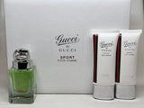 Gucci Pour Homme SPORT Eau de Toilette Spray 1.7 oz 50ml 3pcs Gift Set EDT