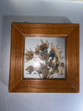 SMALL DRIED FLOWER PICTURE SIGNED Dried Flower