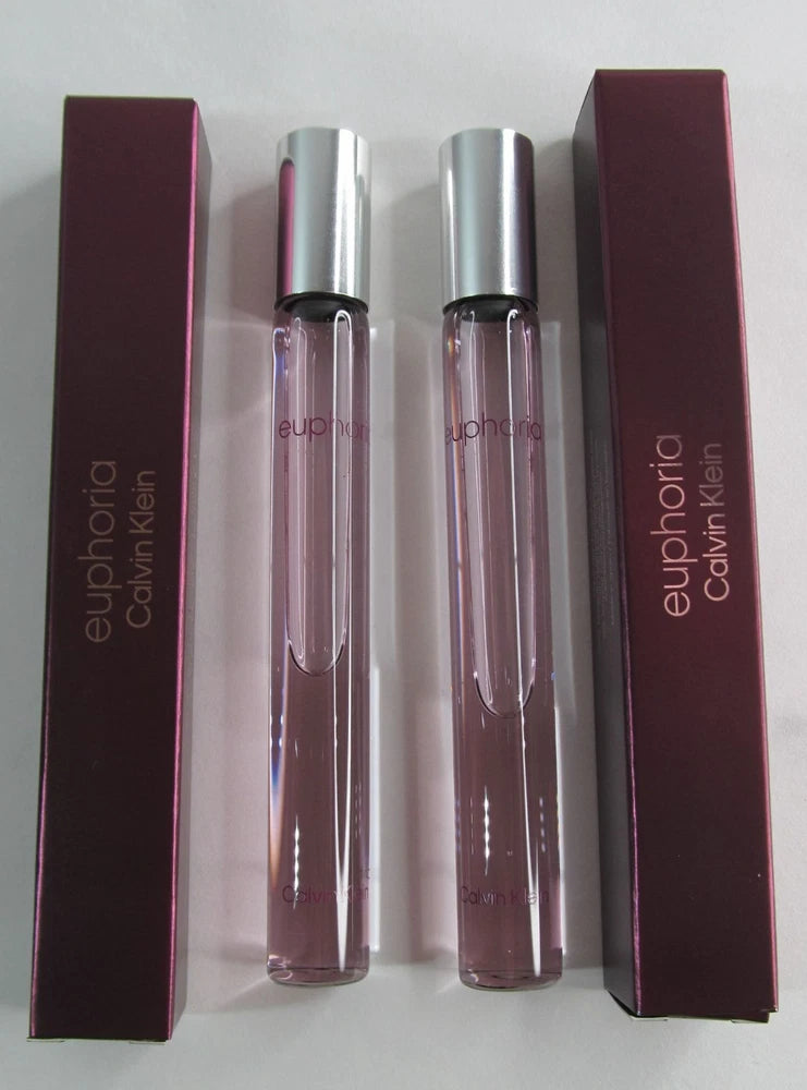 2-PACK CALVIN KLEIN EUPHORIA .33 oz EDP ROLLERBALL PERFUME FOR WOMEN EDP