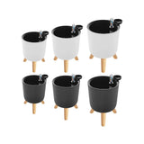 Self Watering Plant Pot Modern Flower Pot for Balcony Garden Indoor Outdoor Garden Plants