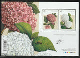 Canada #2896, Hydrangeas, Flowers, Souviner Sheet of 2, MNH 2016 Hydrangea