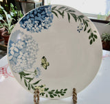 Royal Norfolk Hydrangea Salad Plate Hydrangea