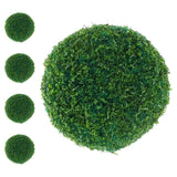 5Pcs Diy Artificial Grass Balls Realistic Simulated Plant Spheres For Model Green Plant