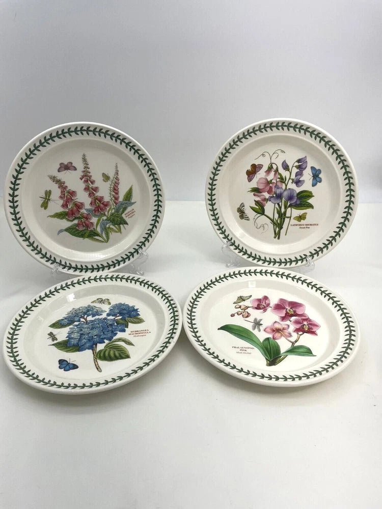 Portmeirion Botanic Garden Foxglove Hydrangea Sweet Pea Moth Orchid Dinner Plate Hydrangea