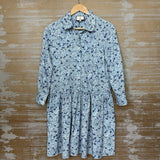 Tuckernuck Hayes Shirt Dress Hydrangea Floral Preppy Summer Beachy Womens S Hydrangea