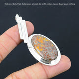 Thanks Giving Day Deal Sunflower Blister Stone Mother Pendant Sterling Silver Sunflower