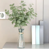 Satyam Kraft Eucalyptus Leaves Bunch | Artificial Green Decorative Plant Home Green Plant