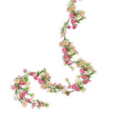 HO2NLE Silk Flower Garland Artificial Sunflower Garland Fake Hanging Vines wi... Sunflower