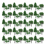 85 Pcs Mini Landscape Tree Model Architecture Fake Trees Building Green Plant