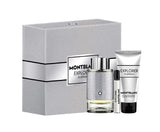 Mont Blanc Explorer Platinum 3.3 oz EDP Spray+ .25 EDP+ 3.3 gel Mens Set NIB EDP