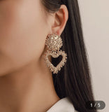 Multi-layer Alloy Sun Flower Earrings Sunflower