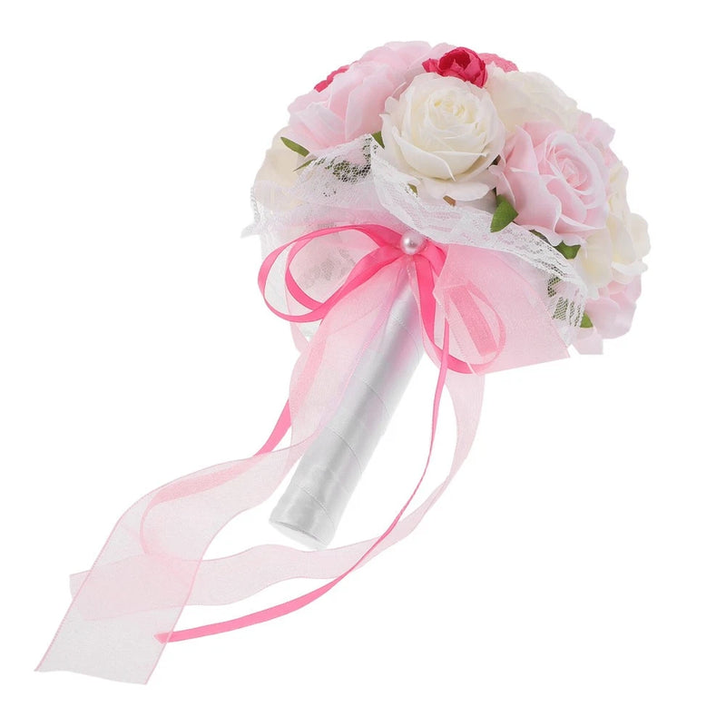Bridal Hand Bouquet Artificial Flowers Bouquets for Wedding Bride Bouquet