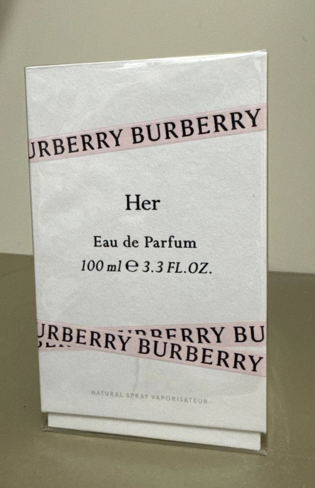 Burberry Her Eau de Parfum 3.3 oz/ 100 ml | Perfume for Women | New & Sealed Box EDP