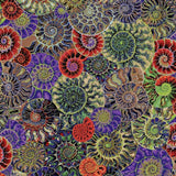 Free Spirit - Kaffe Fassett Collective August 2024 - Ammonites - Dark, BTY Flowering Plants