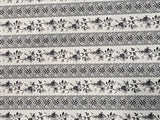 Windham Fabrics Anna Griffin Millicent Collection Grapevine Lace Stripe 2yds Flowering Plants