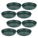 8 Pcs Plastic Plant Pot Saucers Home Garden Tray Flower Water Holders Garden Plants