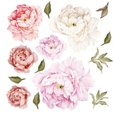Nother Peonies Wall Decals Peony Floral Decal Rose Bouquet Flowers Pink Peony