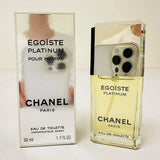 CHANEL Egoiste Platinum Pour Homme Spray 50ml 1.7 oz EDT Rare Perfume w/BOX EDT