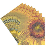3dRose CST_32620_4 Golden Yellow Sunflower Art Flowers Designs Inspired by Na... Sunflower