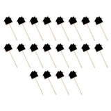 20 Pcs Reusable Chalkboard Plant Tags Wood for Garden Marker Applications Garden Plants