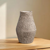 Rustic Terracotta Vase for Pampas Grass, Brown Ceramic Flower Vase for Center... Pampas Grass
