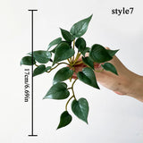 Succulents Copper Money Grass Anthurium Leaves Fake Green Plants Fake Leaves Green Plant