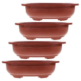 2 Pack Bonsai Tree Container Planting Pots Succulent Garden Starter Garden Plants