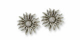 Sunflower Earrings Jewelry Sterling Silver Handmade Flower Earrings FL7-E Sunflower