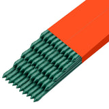 Uimoso Garden Stakes for Tomatoes, 50-Pack,57.28-Inch Metal with Plastic Coating Garden Plants