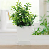 4PCS Artificial Potted Plant Plants Fake Decorations Mini Dining Table Room Green Plant