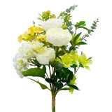 Artificial Flowers Bouquet Ð Fake Silk Hydrangea Peony and Eucalyptus Mix, Fa... Peony