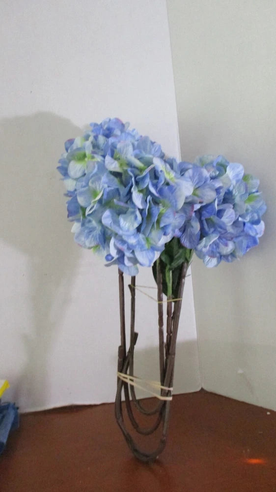Set of 4 Large HYDRANGEA LONG STEMS Hydrangea