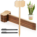 100 Pcs Bamboo Plant Labels 8 Inch Extra Long Plant Tags for Seedlings Garden... Garden Plants