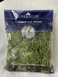New in Package Supermoss Preserved Moss Floral Craft Decor Supplies Easter 4oz Green Plant