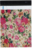 200 Bags 100 10x13 Roses, 100 10x13 Pink Flowers Designer Poly Mailers Roses
