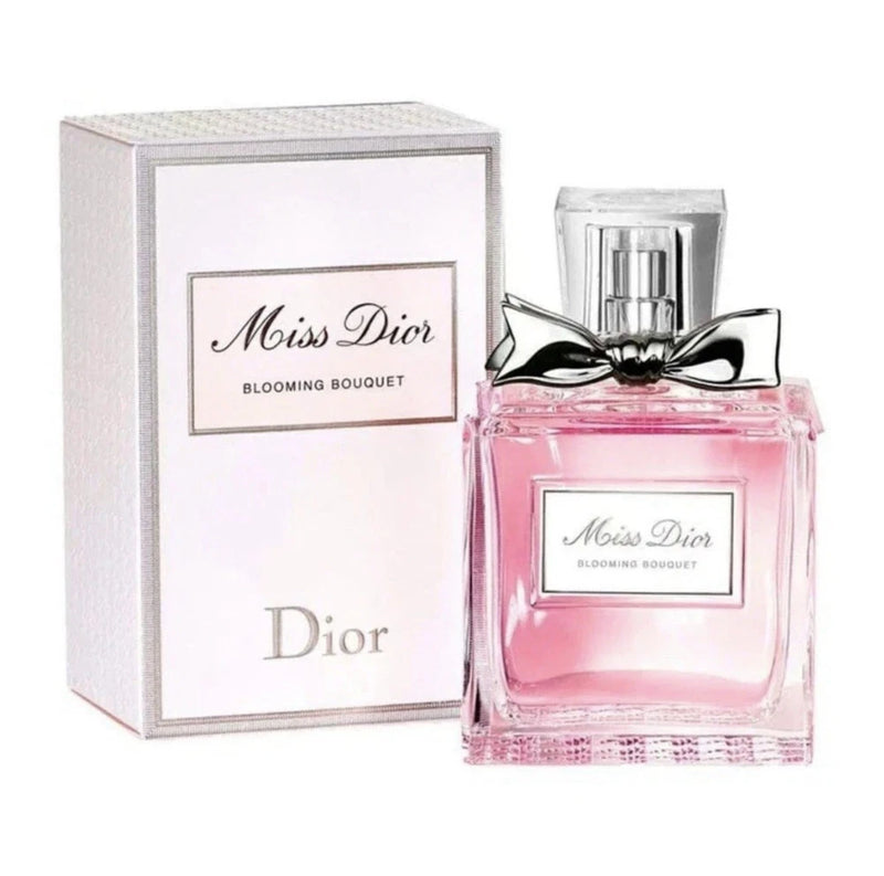 Christian Dior Miss Blooming Bouquet EDT spray, pink glass bottle with black bow