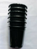 5.5 inch Round Black Plastic Pots Garden Nursery Gallon Flower Plant Container Garden Plants