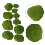 20pcs Artificial Moss Rocks - Realistic Simulation Faux balls - Green Green Plant