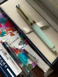 Sailor Professional Gear Slim Fountain Pen Dry Flower Series Hydrangea Nib 14K M Hydrangea