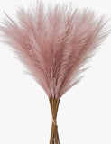 50pcs Faux Pampas Grass Artificial Reeds Large Tall Fluffy Artificial Fake Flowe Pampas Grass