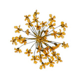 24Pcs Dried Pressed Flowers, Lace Flowers for DIY Making, Light Yellow Dried Flower