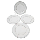 Royal Doulton Carnation H5084 4 Bread And Butter Plates Fine Bone China 1982 Carnation