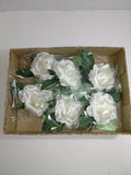 Lot 6 Wedding Bridesmaid Flower Corsage Suit BOUTONNIERE White Also for Crafting Bouquet
