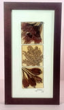 Ocean Petals Pressed Flowers Resin Artwork Framed Australian Flowers Dried Flower