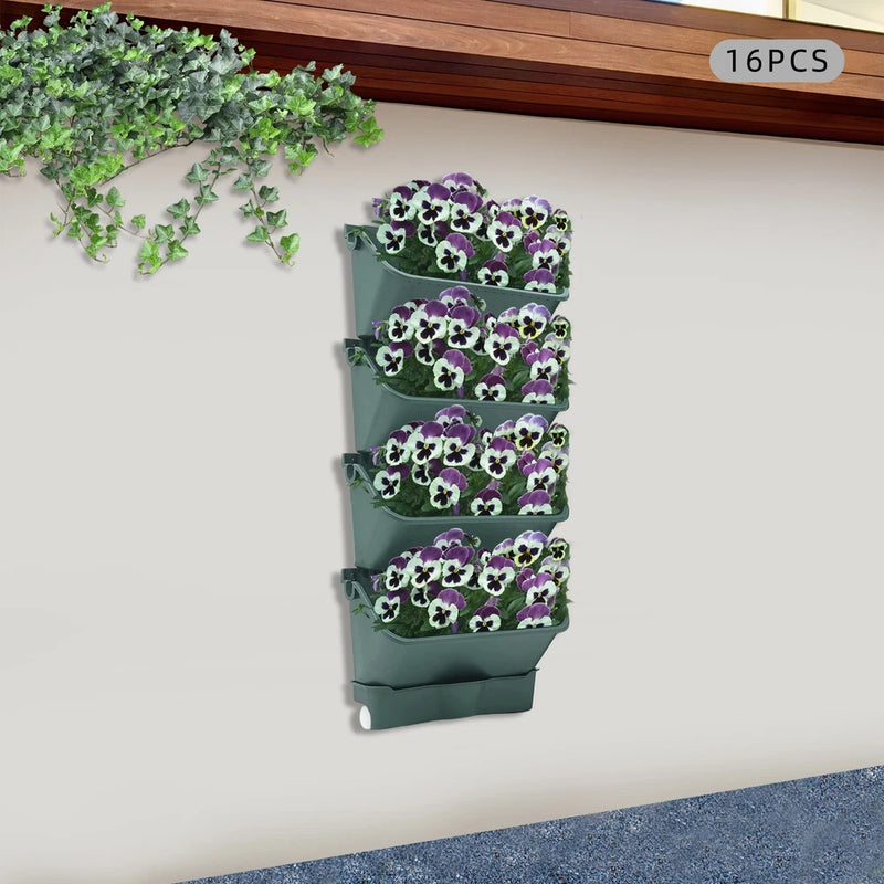 Hanging Vertical Wall Planter Wall Mounted Plant Bag Vertical Garden Planter Garden Plants