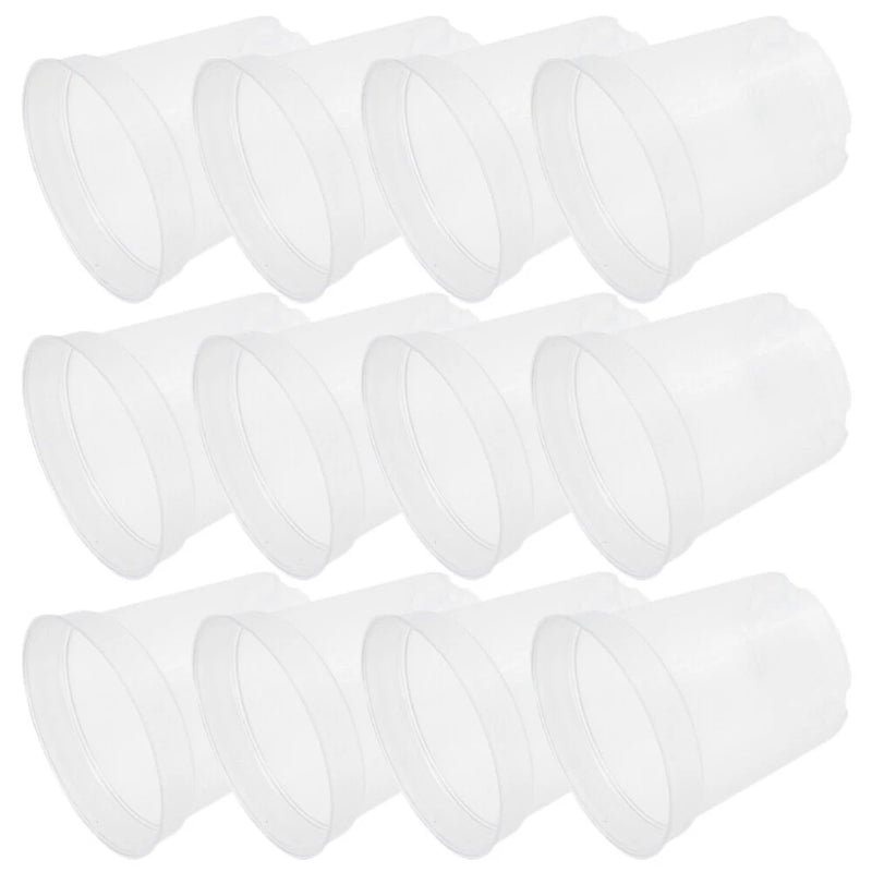 30PCS Plastic Nursery Flowerpots Ventilated Holes Flowerpot for Garden Outdoor Garden Plants